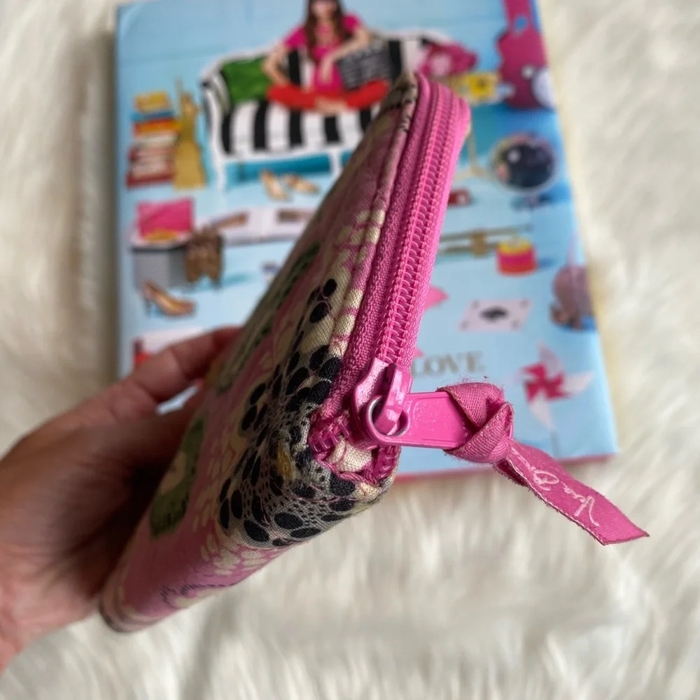 Vera Bradley Pink Zipper Wallet - Picture 9 of 11